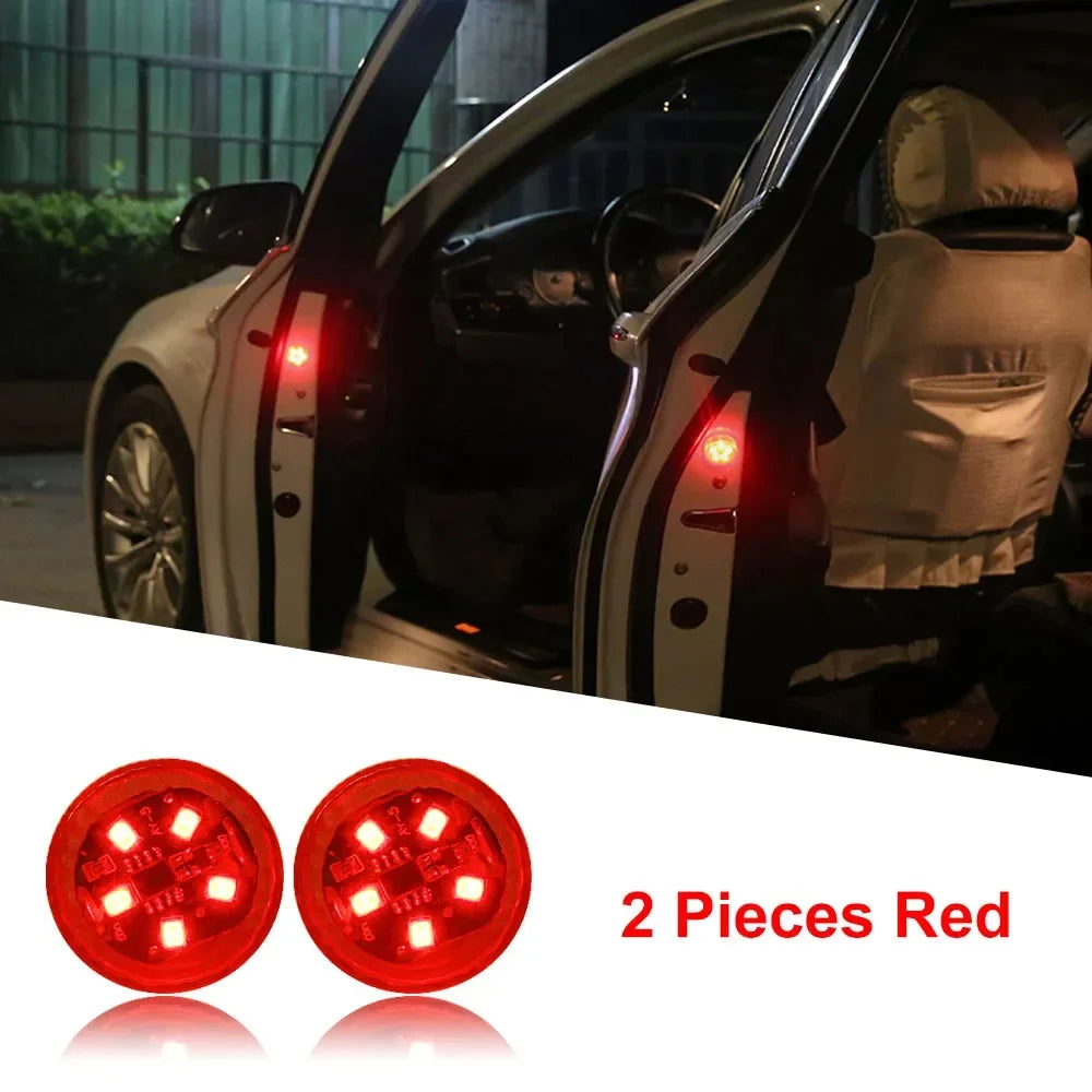 LED Car Door Safety Light | Magnetic Motion Sensor Warning System