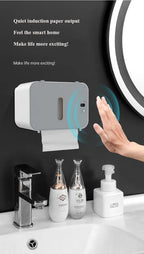Smart Touchless Tissue Dispenser | Wall-Mount Automatic Paper Holder