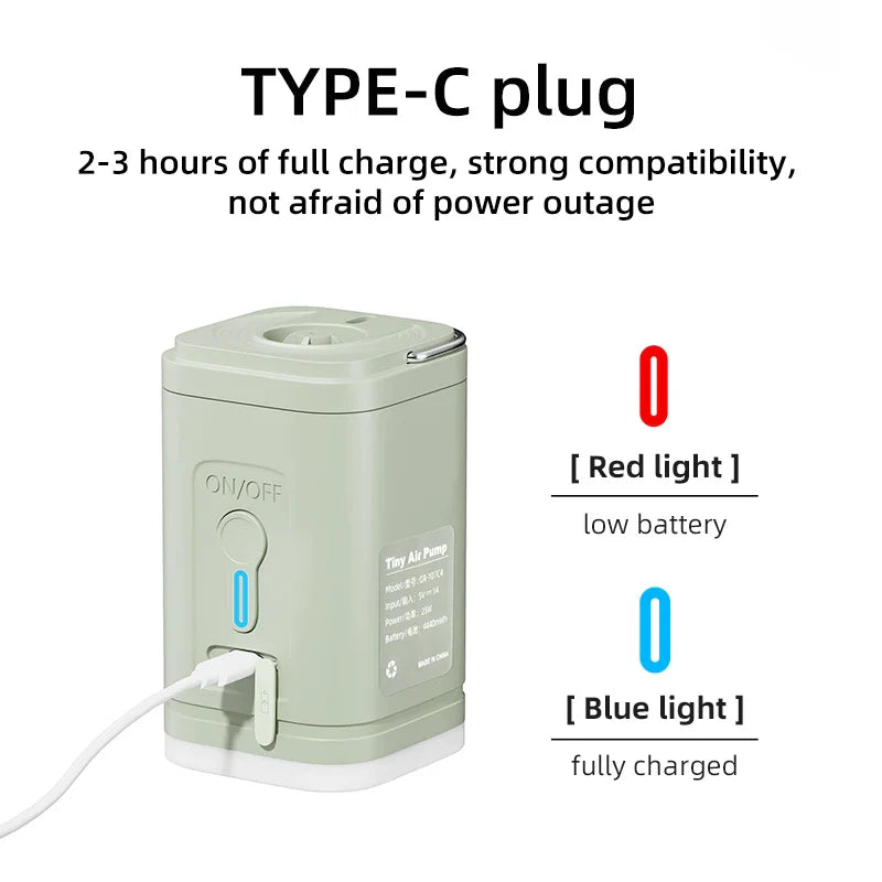 Portable Air Compressor | Digital Mini Wireless Inflator