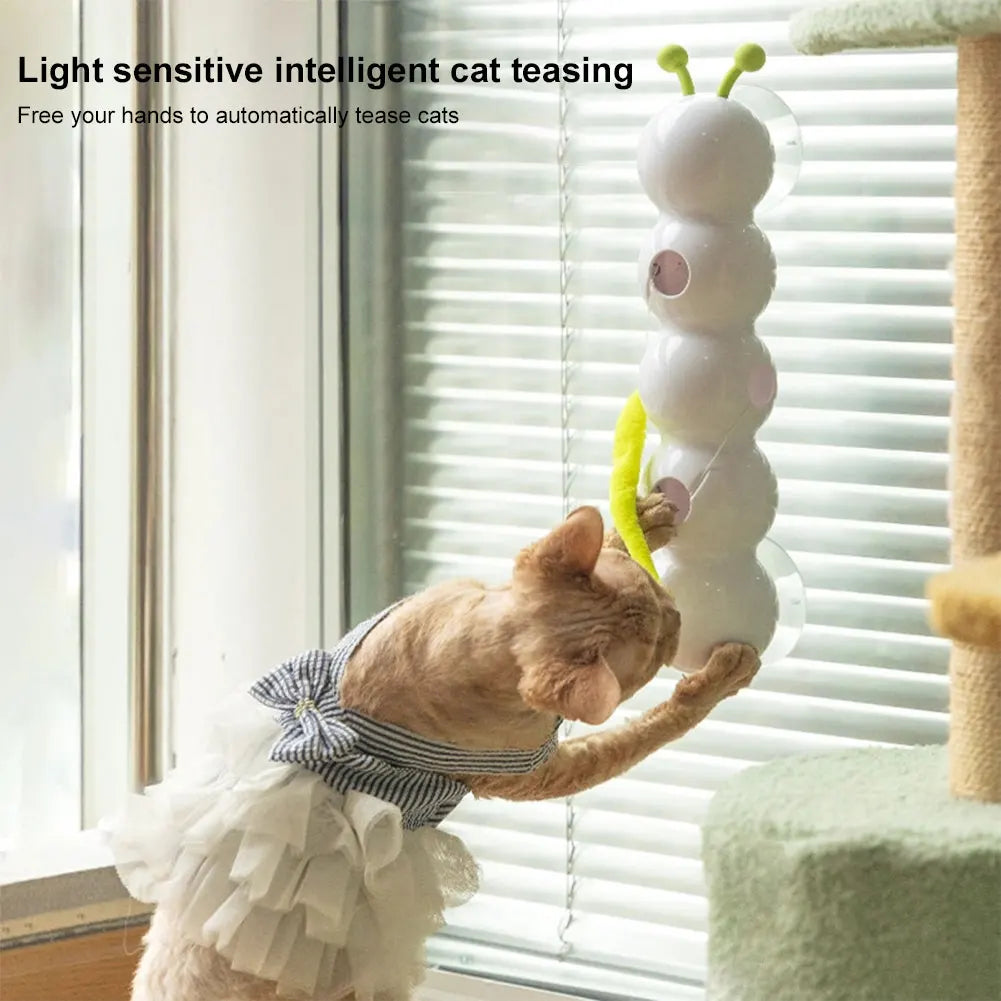 Interactive Cat Toy | Rechargeable Motion-Activated Caterpillar
