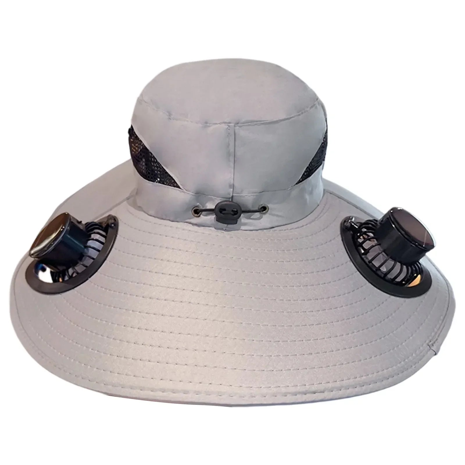 Solar Fan Sun Hat | Wide Brim Cooling Technology