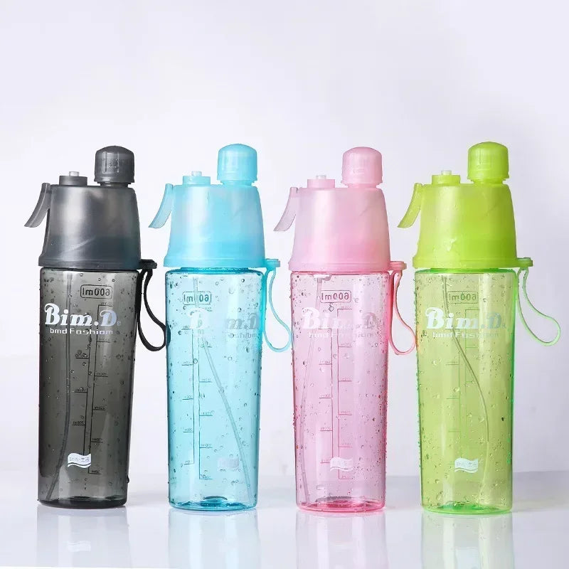 Dual Function Sports Water Bottle | Mist Spray & Hydration System