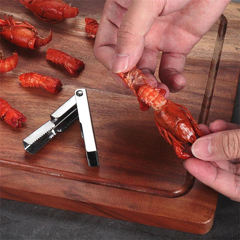 Professional Seafood Shell Peeler | Stainless Steel Kitchen Tool