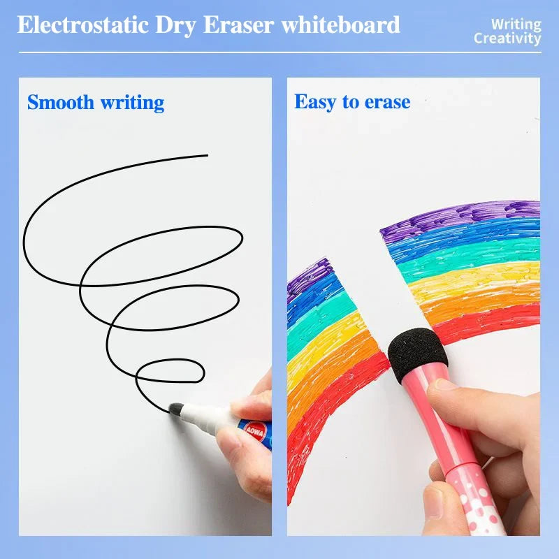 Educational Wall Whiteboard | Self-Adhesive Electrostatic Surface