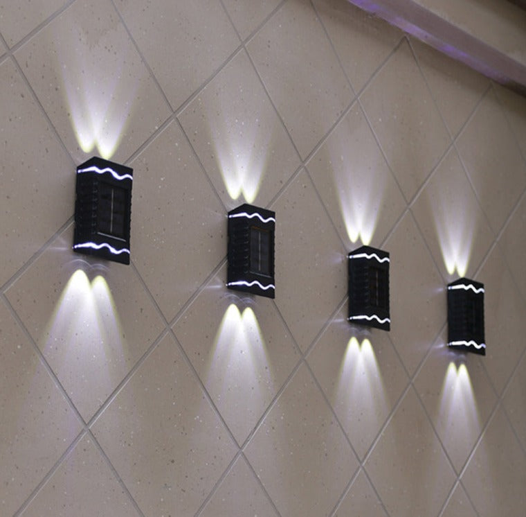 Modern Solar Wall Light | Smart LED Outdoor Lighting