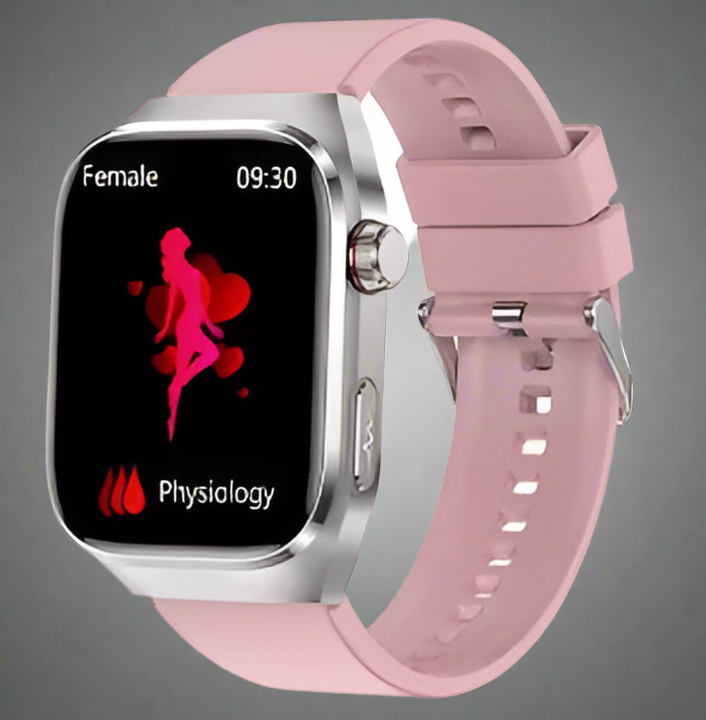 Smart Health Monitor Watch | ECG Blood Sugar Tracking Display