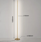 LED Floor Lamp | Modern Gold Minimalist Design