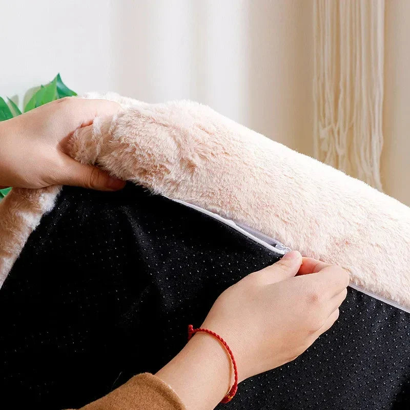 Plush Pet Sofa Bed | Cozy Winter Lounge for Cats