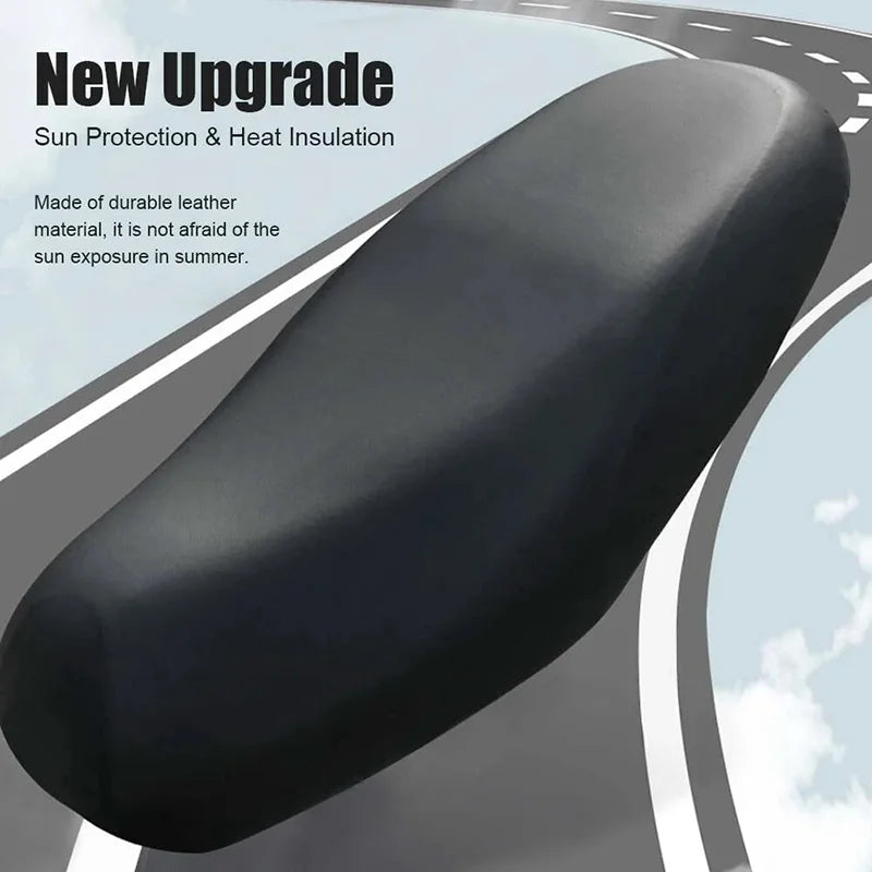 Motorcycle Seat Cover | Universal Elastic Waterproof Leather Design