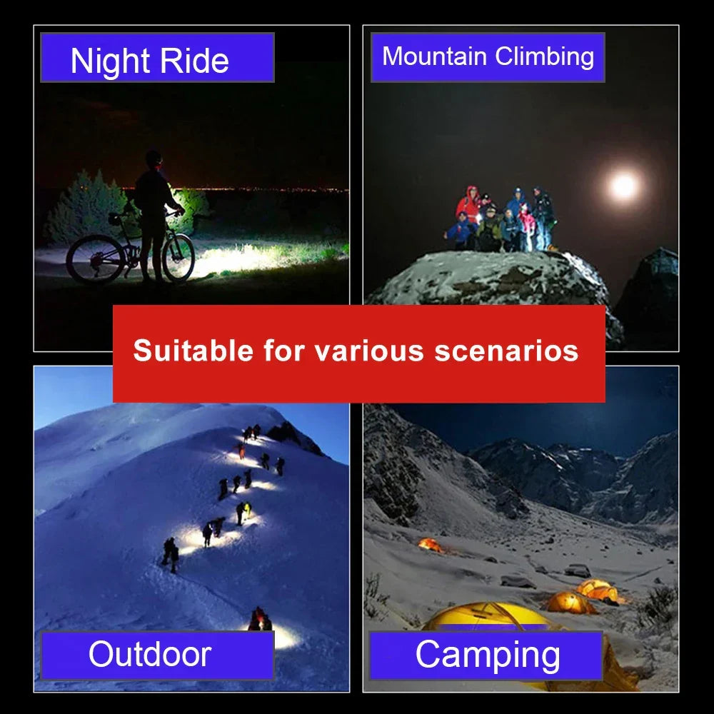 LED Bike Light Set | 1500 Lumens USB Rechargeable Front and Rear