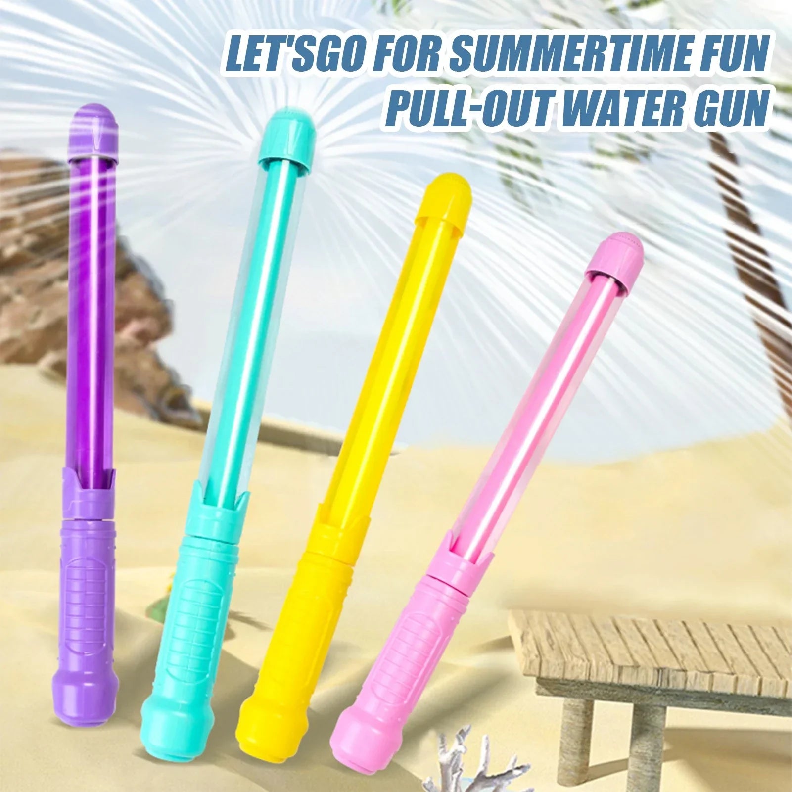 Summer Water Blaster | Pull-Out Sprayer with Multi-Color Design