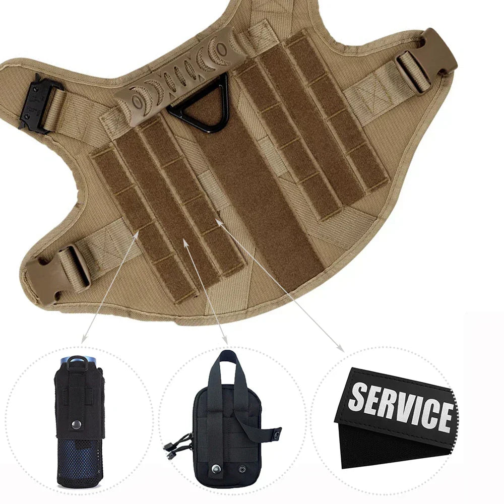 Military Grade Dog Harness | Tactical Training Control System