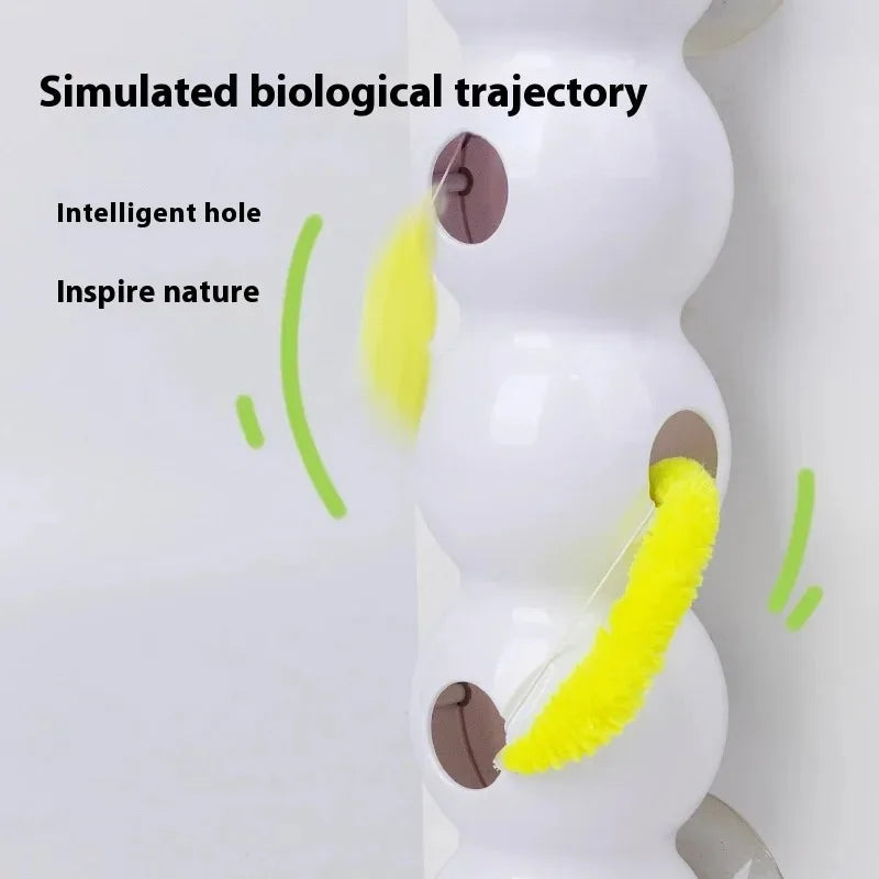 Interactive Cat Toy | Rechargeable Motion-Activated Caterpillar