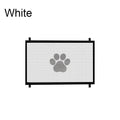 Retractable Pet Safety Gate | Mesh Barrier with Paw Print Design