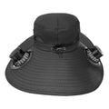 Solar Fan Sun Hat | Wide Brim Cooling Technology