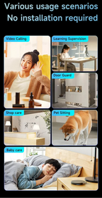 Smart Security Camera | 4K Ultra HD Robot Design