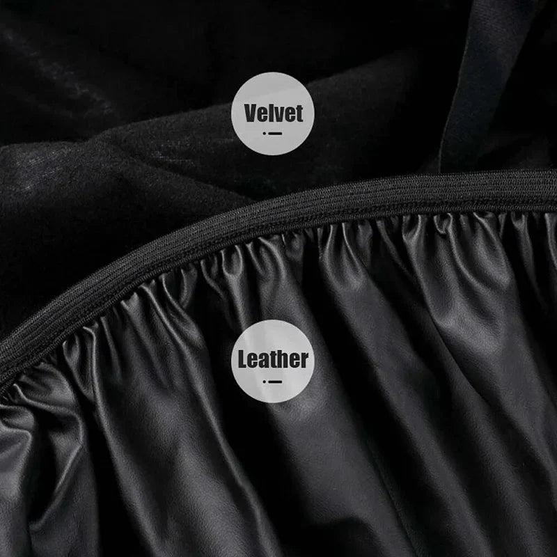 Motorcycle Seat Cover | Universal Elastic Waterproof Leather Design