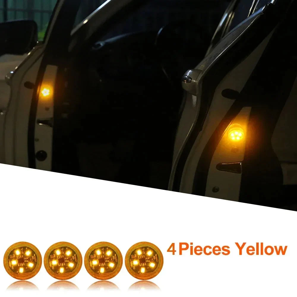 LED Car Door Safety Light | Magnetic Motion Sensor Warning System