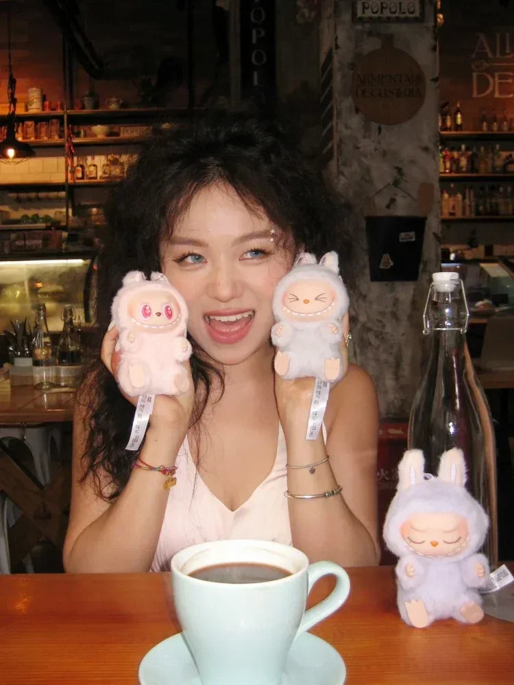 Kawaii Plush Bunny Keychain | Soft Pastel Collection