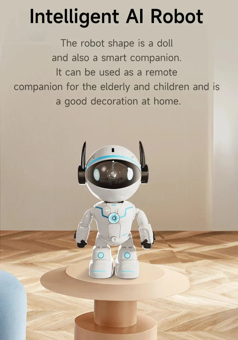 Smart Security Camera | 4K Ultra HD Robot Design