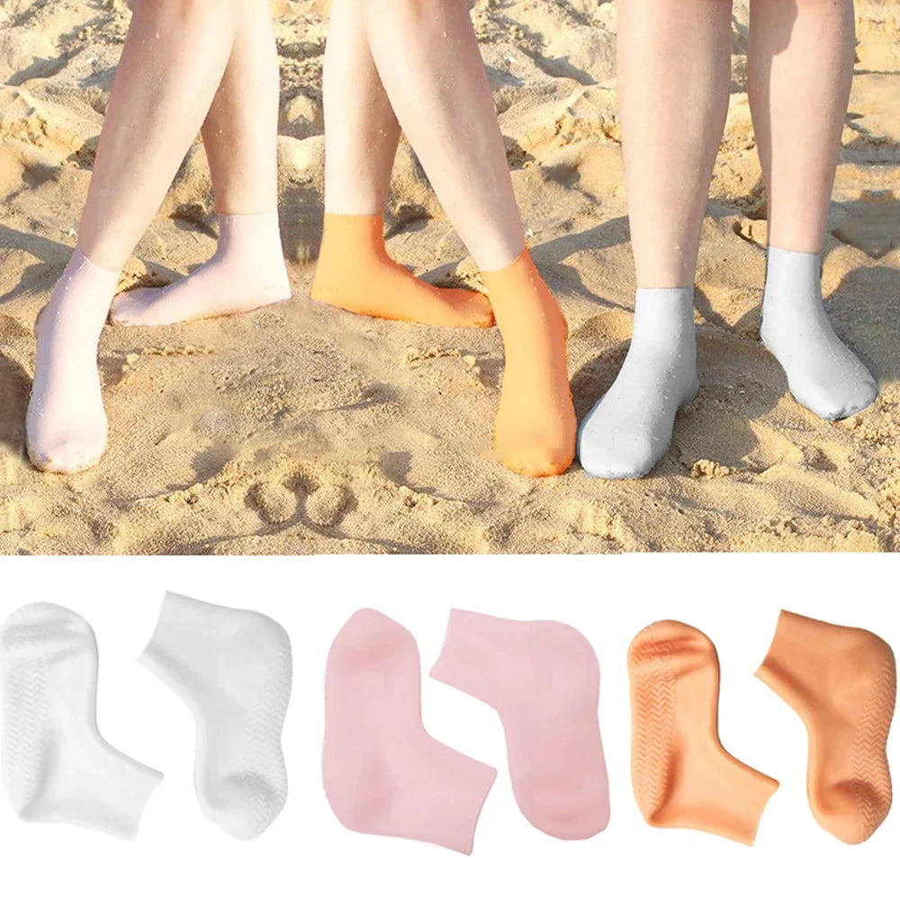 Water Sports Silicone Socks | Non-Slip Beach Protection