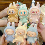 Kawaii Plush Bunny Keychain | Soft Pastel Collection