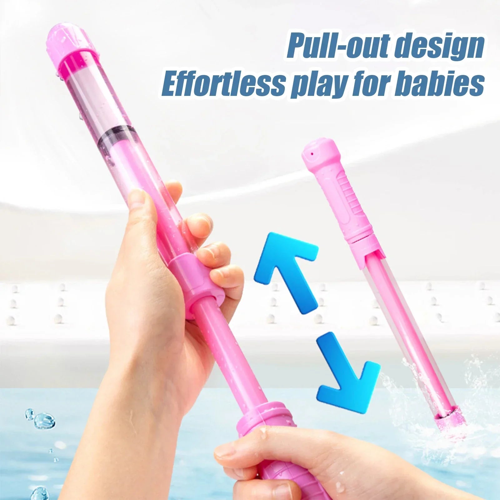 Summer Water Blaster | Pull-Out Sprayer with Multi-Color Design