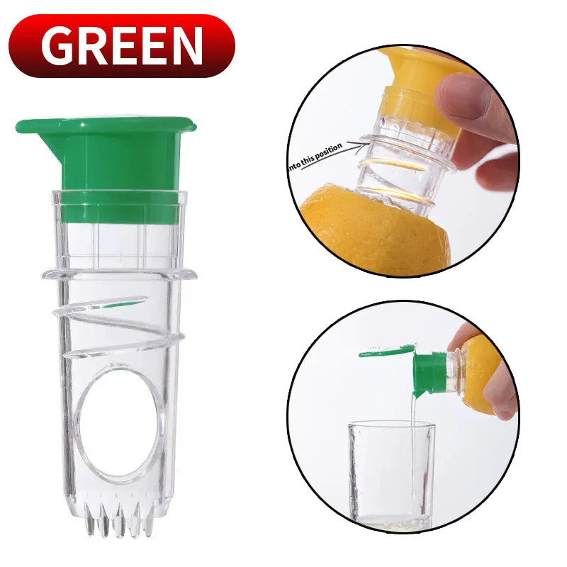 Manual Citrus Juicer | Handheld Lemon Orange Squeezer With Strainer