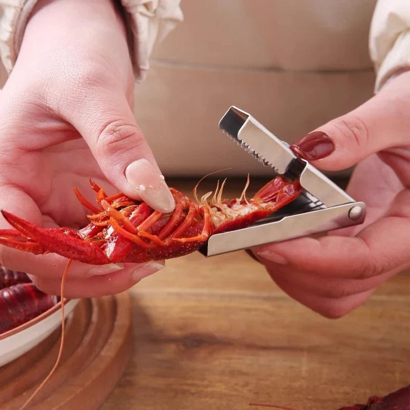 Professional Seafood Shell Peeler | Stainless Steel Kitchen Tool