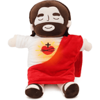 Jesus Plush Toy | Breathing Sleep Companion with LED Light