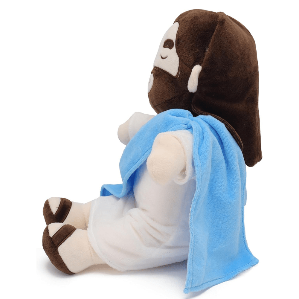 Jesus Plush Toy | Breathing Sleep Companion with LED Light