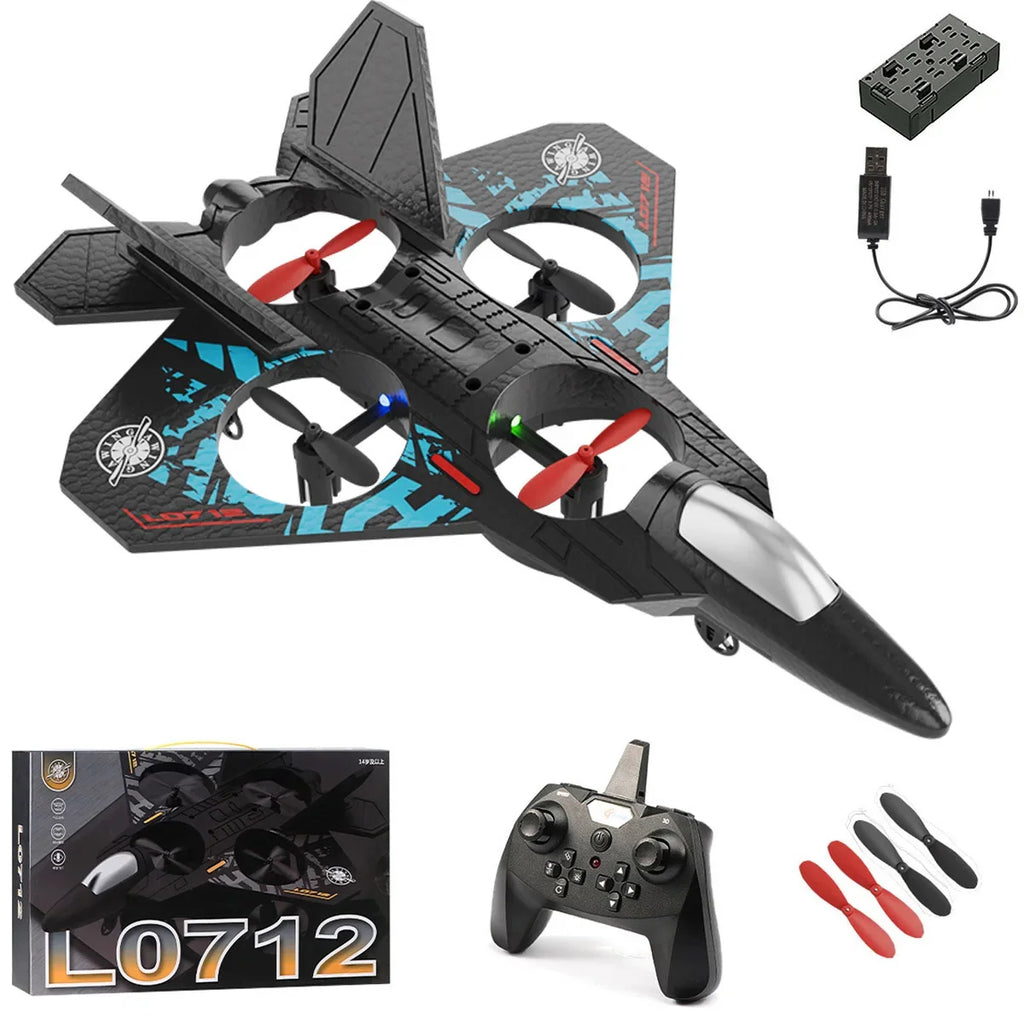 RC Fighter Drone | Quad Motor Gravity Sensor Aircraft