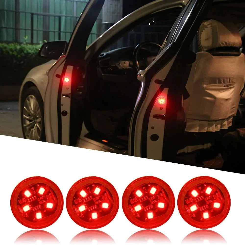 LED Car Door Safety Light | Magnetic Motion Sensor Warning System