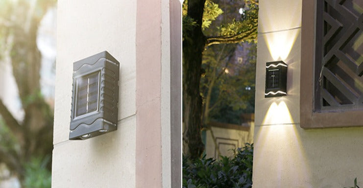 Modern Solar Wall Light | Smart LED Outdoor Lighting