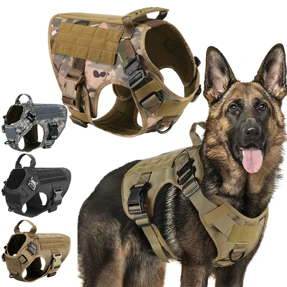 Military Grade Dog Harness | Tactical Training Control System