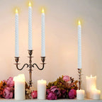 LED Taper Candles | 3D Flickering Flame Effect