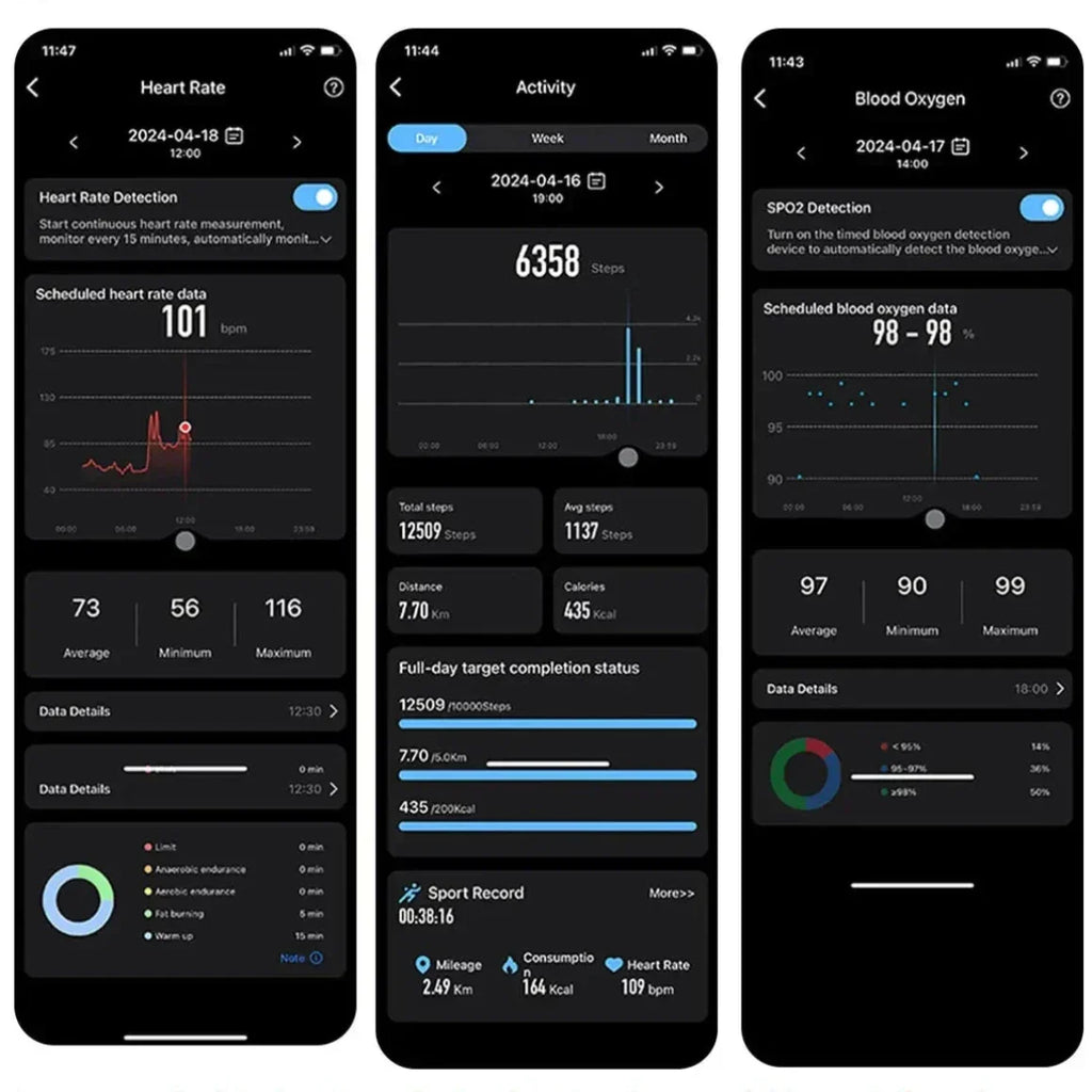 Smart Fitness Ring | Health Tracking With Multi-Sport Mode