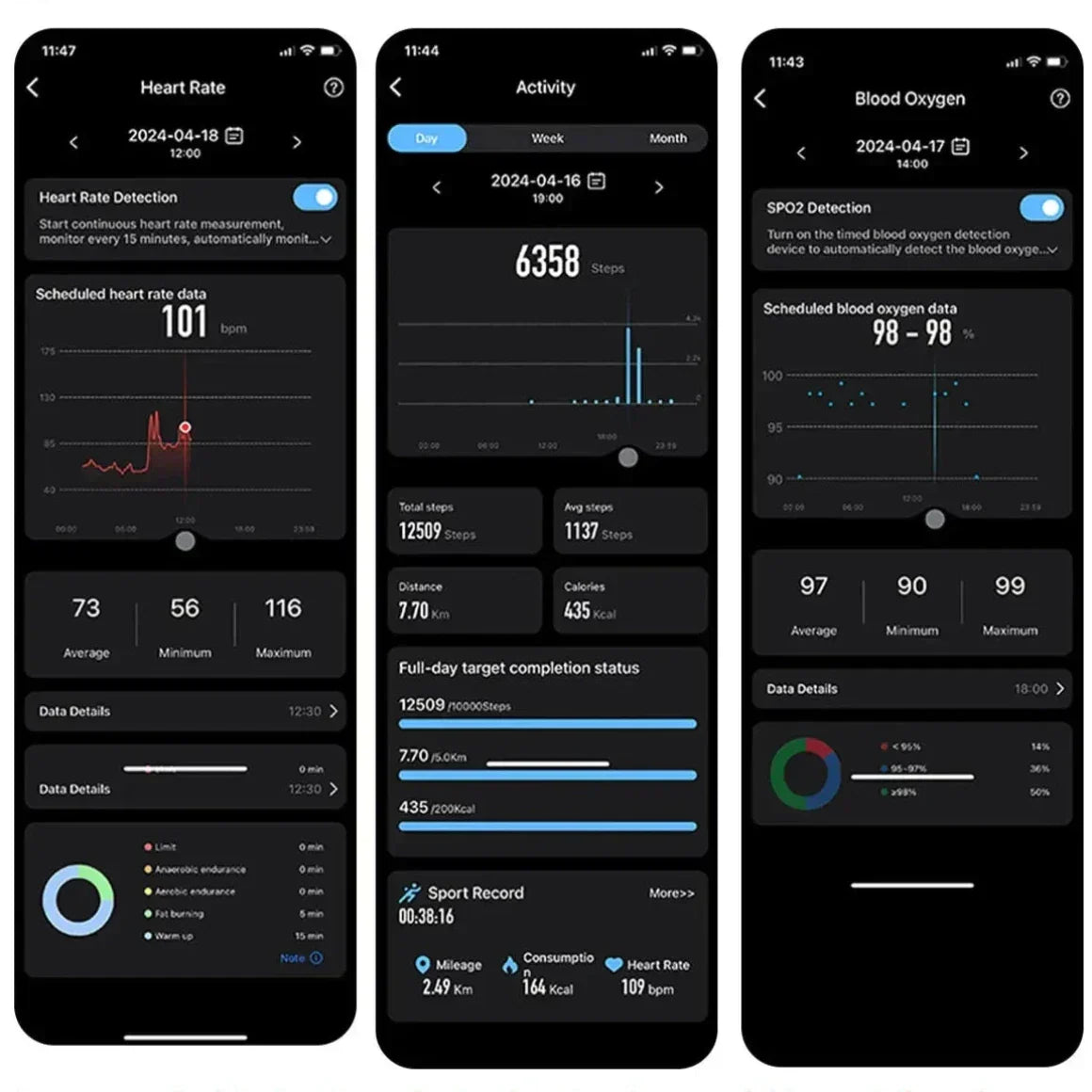 Smart Fitness Ring | Health Tracking With Multi-Sport Mode