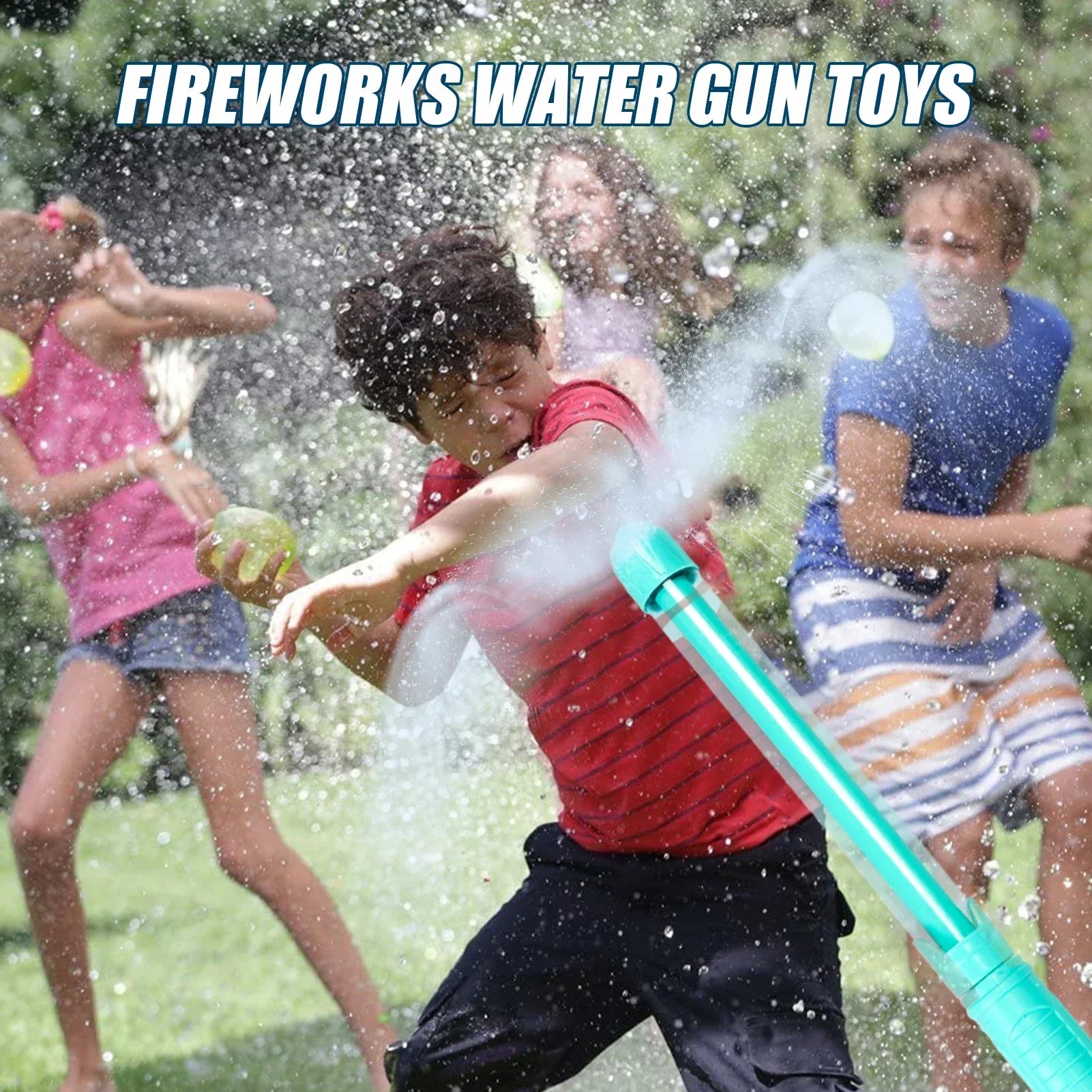 Summer Water Blaster | Pull-Out Sprayer with Multi-Color Design