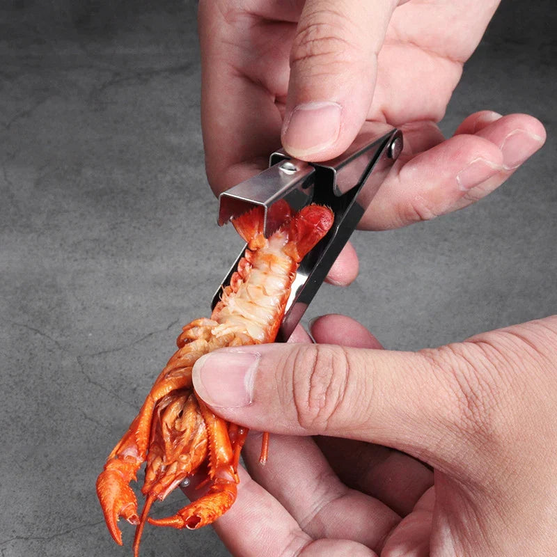 Professional Seafood Shell Peeler | Stainless Steel Kitchen Tool