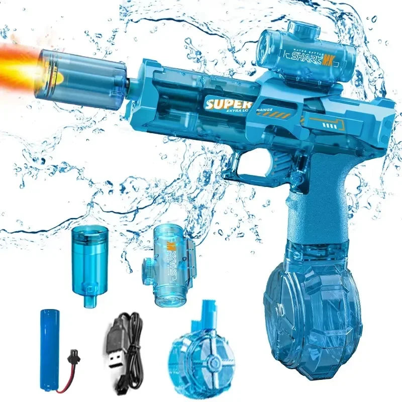 LED Water Gun | Automatic Electric Blaster With Light Effects