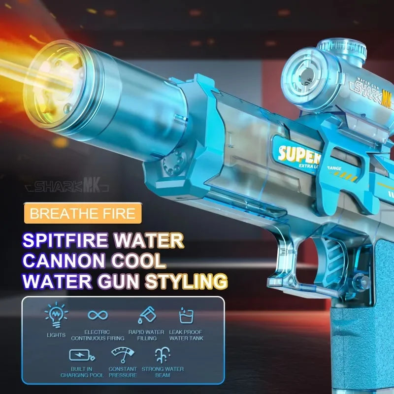 LED Water Gun | Automatic Electric Blaster With Light Effects