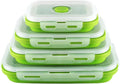 Collapsible Silicone Food Containers | Leak-Proof Storage Set