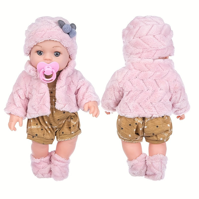 Realistic Baby Doll | Soft Silicone with Pink Plush Outfit