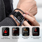 Smart Health Watch | Advanced Glucose & Heart Rate Monitor