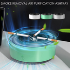 Smart Air Purifier Ashtray | Multi-Layer Smoke Filtration System