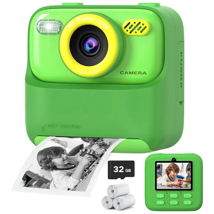 Kids Instant Camera | HD Photo Printing with 32GB Storage