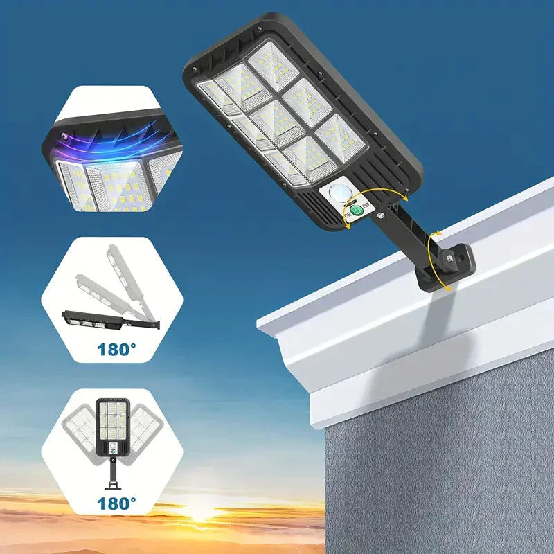 Solar Flood Light with Motion Sensor | 5000 Lumen Outdoor Security Light