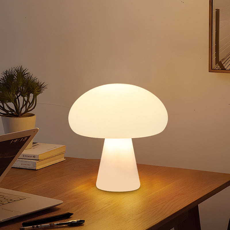 Modern Mushroom Table Lamp | Warm White LED Indoor Outdoor Light