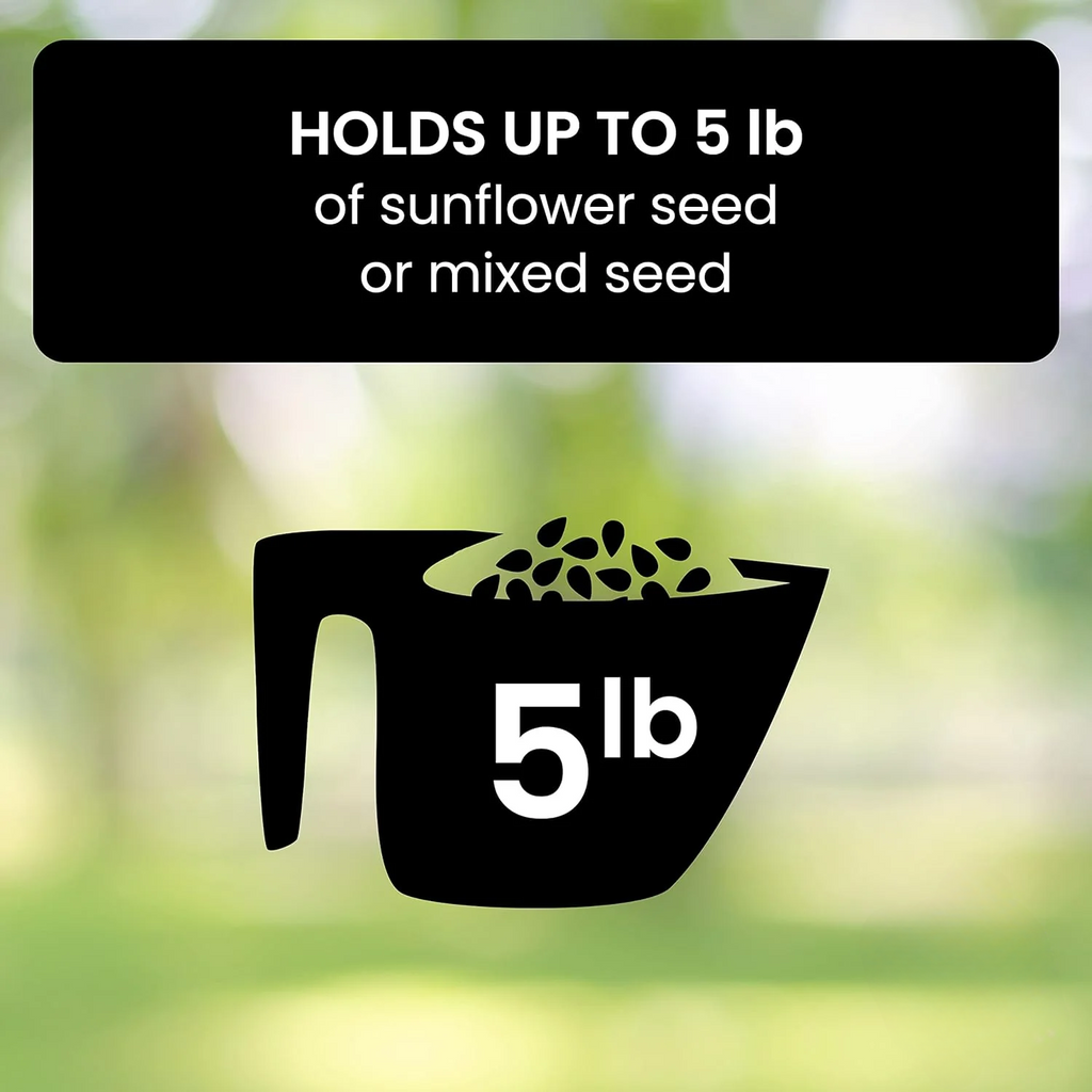 Anti-Squirrel Bird Feeder | Weight-Activated Spinning Perch Design